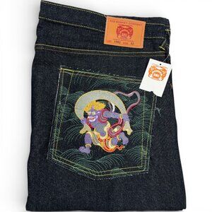 Red Monkey Martin Ksohoh Vintage Deadstock Denim Jean Skater Shorts Japanese 42